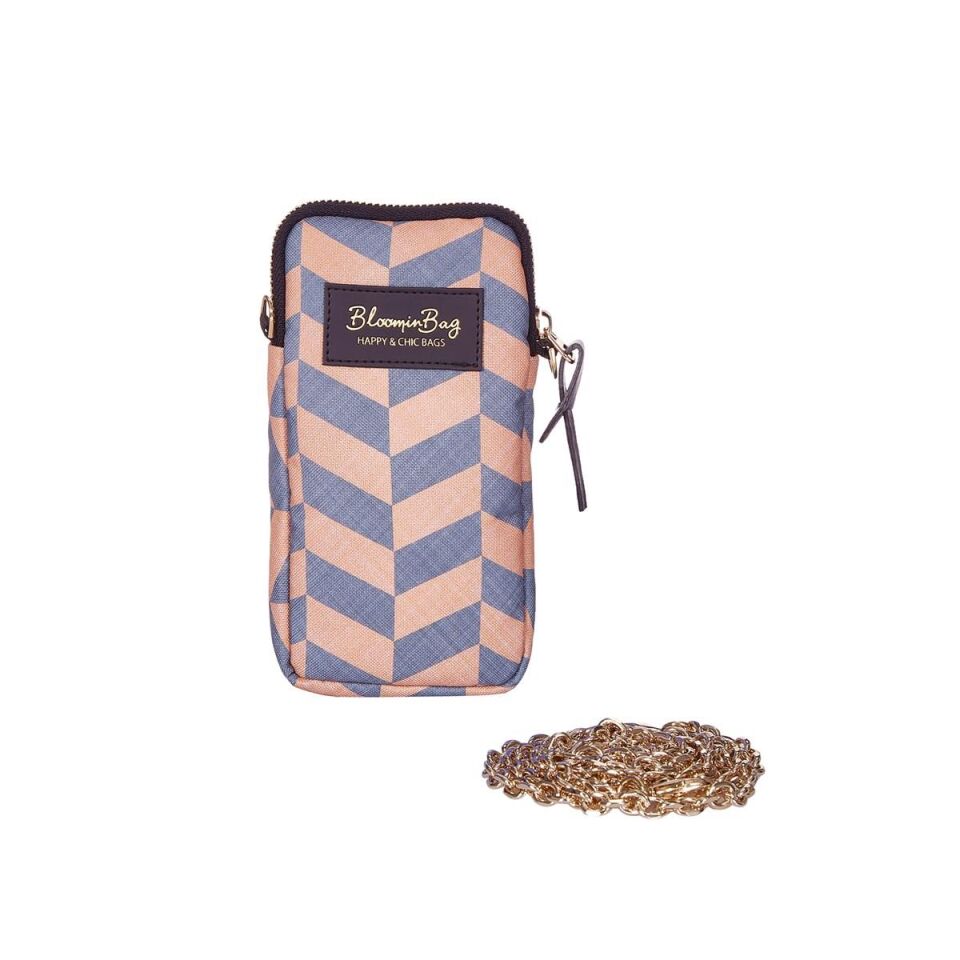 Bloominbag Telefon Çantası Smokey Chevron