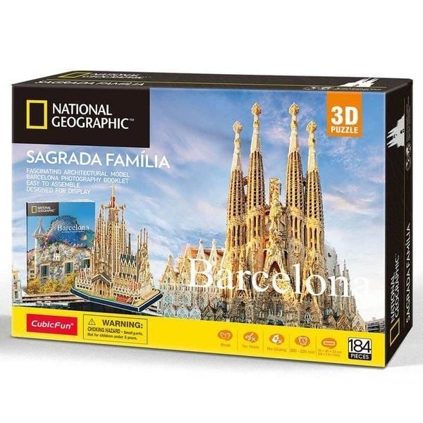Cubicfun 3D Puzzle National Geographic Sagrada Familia İspanya