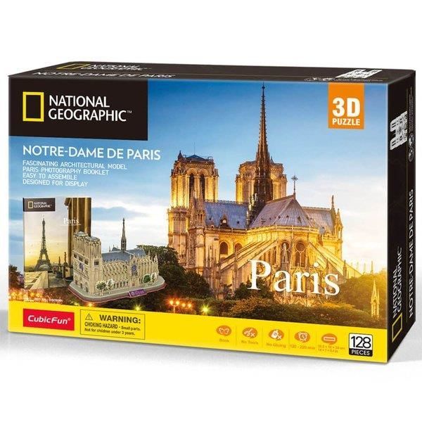 Cubicfun 3D Puzzle National Geographic Notre Dame De Paris Fransa