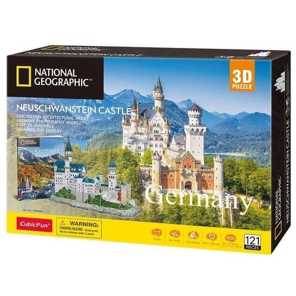 Cubicfun 3D Puzzle National Geographic Neushwantein Kalesi Almanya