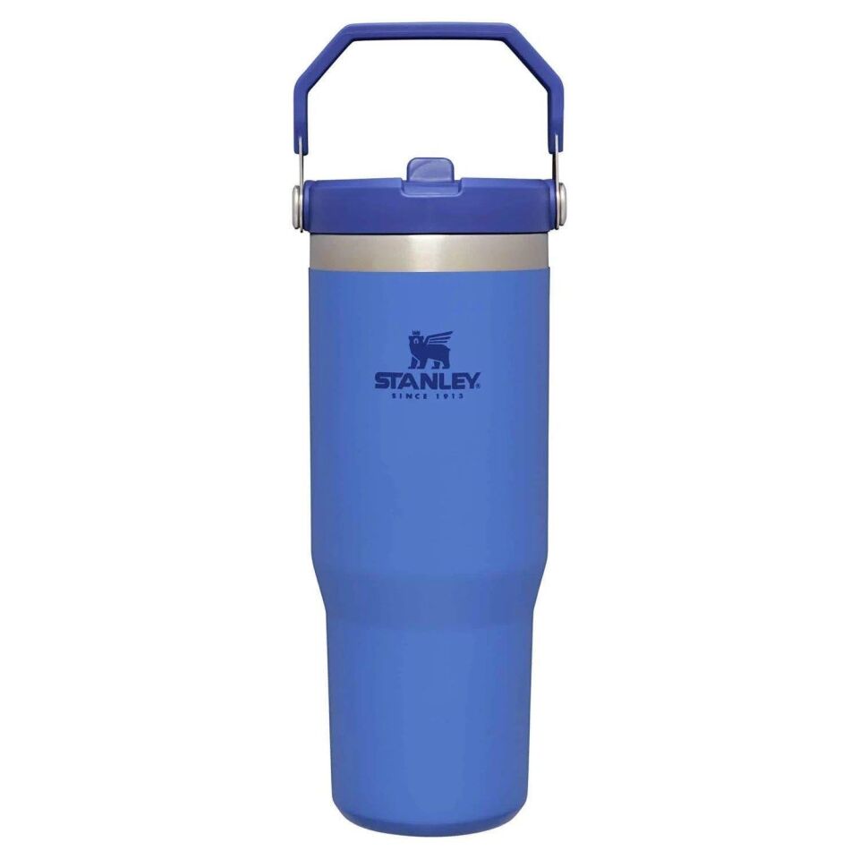 Stanley The Iceflow Flip Straw Pipetli Termos Bardak 0.89 L Lacivert