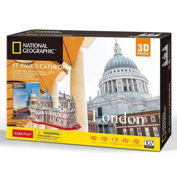 Cubicfun 3D Puzzle National Geographic Aziz Paul Katedrali İngiltere