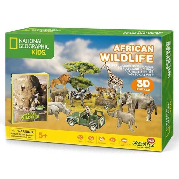 Cubicfun 3D Puzzle National Geographic African Wildlife
