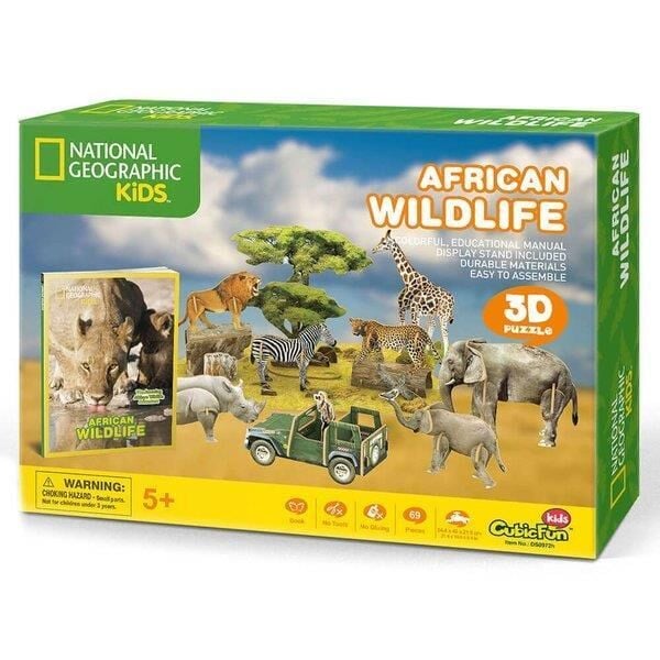 Cubicfun 3D Puzzle National Geographic African Wildlife