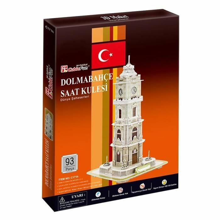 Cubicfun 3D Puzzle Dolmabahçe Saat Kulesi