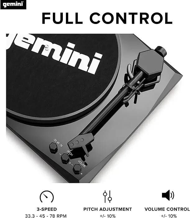 TT-900 Bluetooth Stereo Turntable Paket (Siyah)