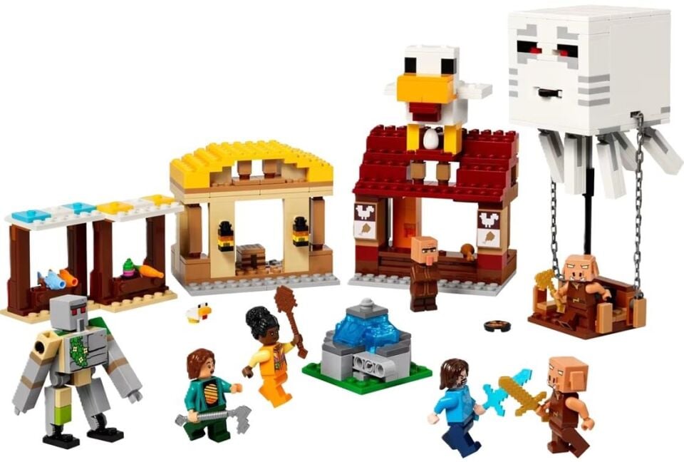 Lego Minecraft  Hortlak Balon Köy Saldırısı 21273