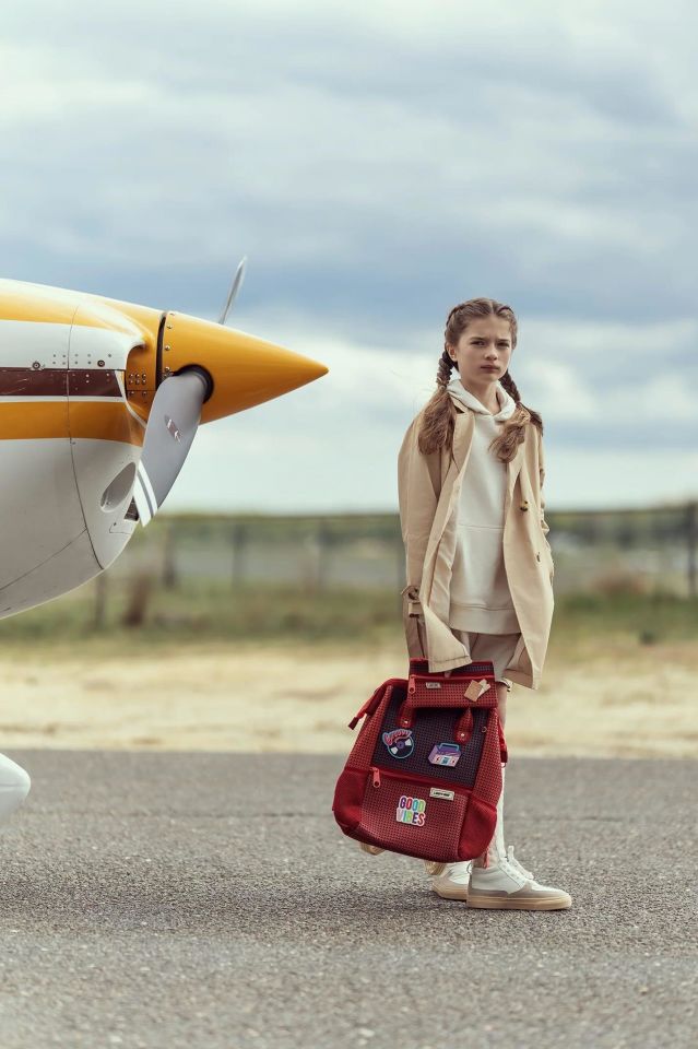 Light Plus Nine Tweeny Short Sırt Çantası - Multi Rose