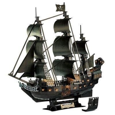 Cubicfan 3D Puzzle Queen Anne'S Revenge Gemisi Led Işıklı