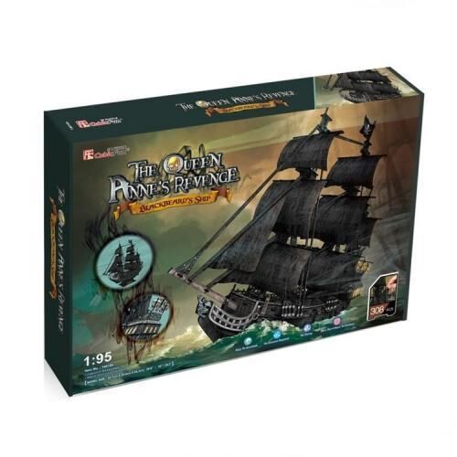 Cubicfan 3D Puzzle Queen Anne'S Revenge Gemisi