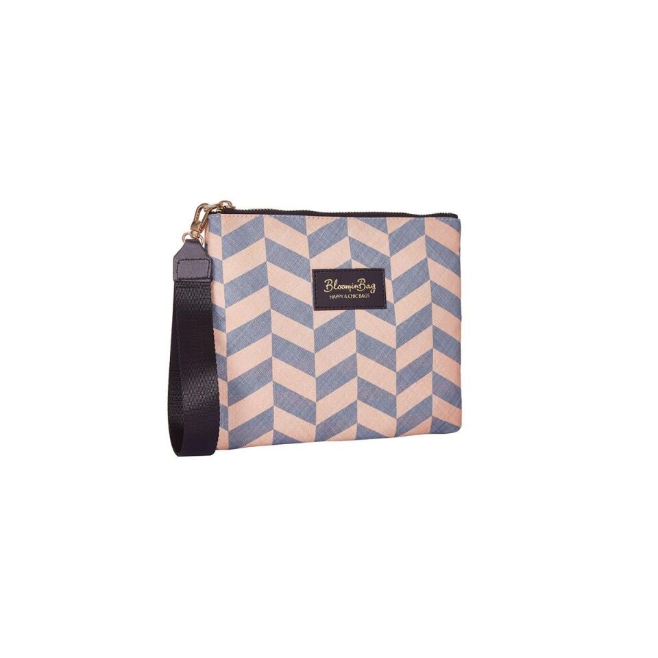 Bloominbag Clutch Çanta Smokey Chevron