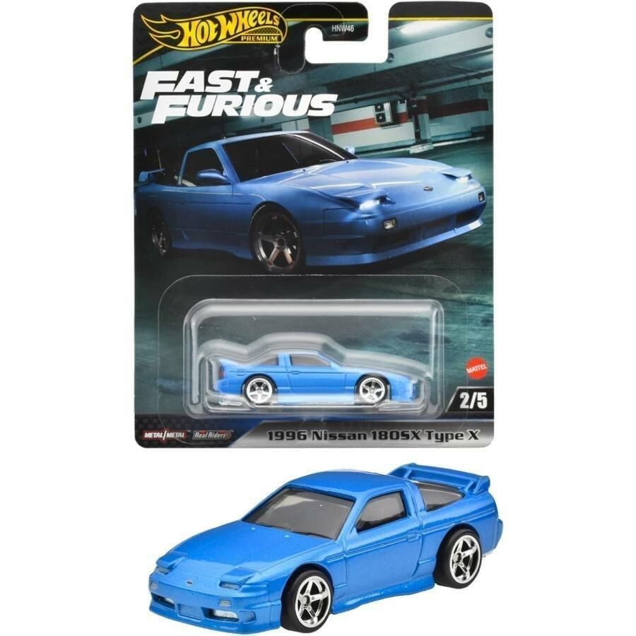 Hot Wheels Hızlı ve Öfkeli Premium Arabalar 1996 Nissan 180SX Type X HVR62