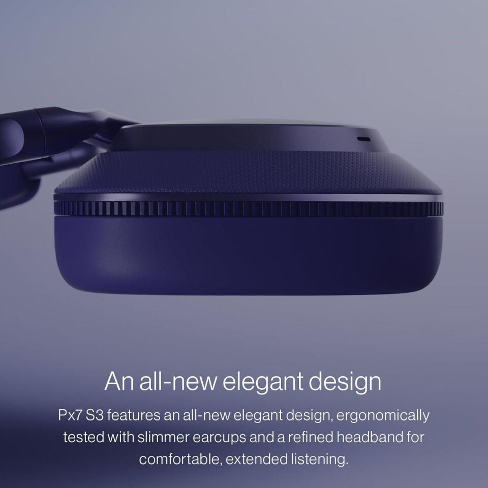 Px7 S3 Premium Aktif Gürültü Engelleyici (ANC) Kulak Üstü Kulaklık - Indigo Blue