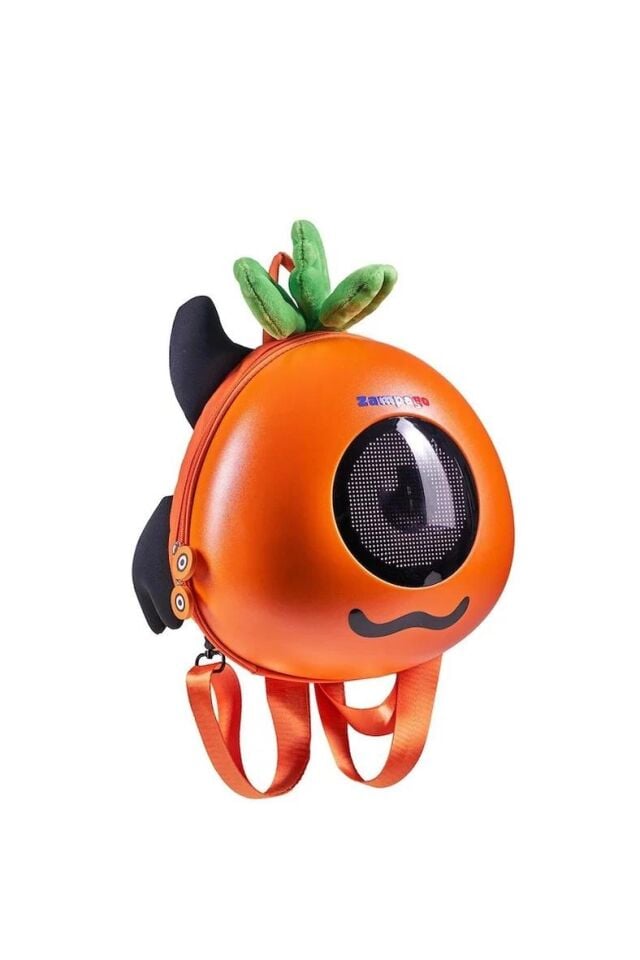 Zampago Carrot Led Işıklı Çocuk Sırt Çantası - Turuncu