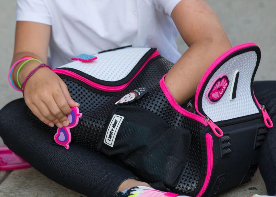 Light Plus Nine Student  Sırt Çantası - Neon Pink