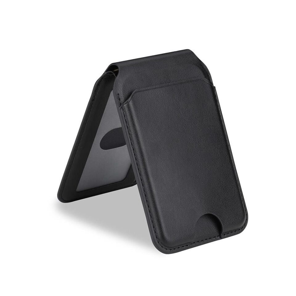 Zore CRD-11 Standlı Deri Görünümlü Magnetik Kartlık siyah
