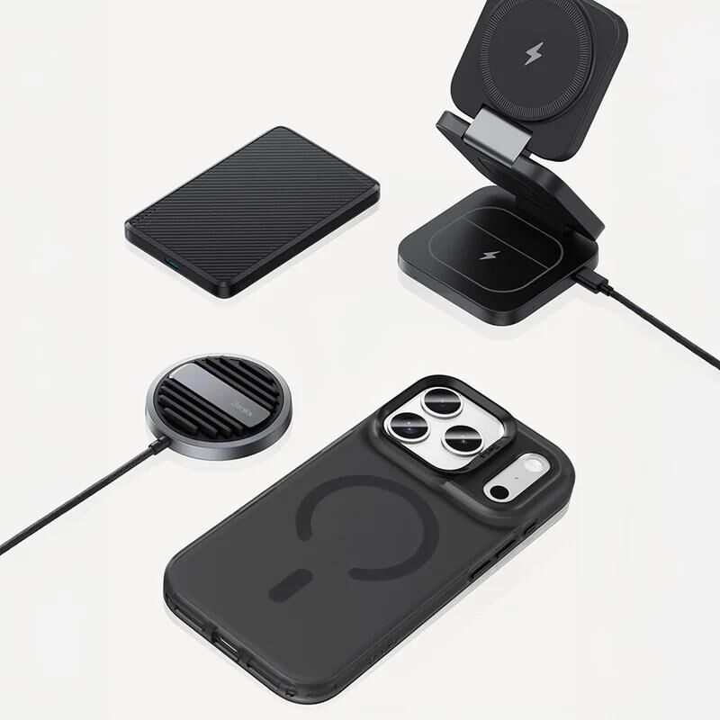 Benks iPhone 17 Pro  MagSafe  Özellikli  C-Magnet Lucid Armor Kılıf Siyah