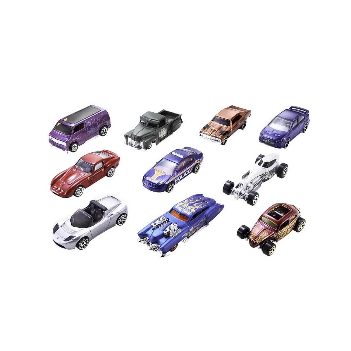 Hot Wheels Araba Seti 10 lu 54886