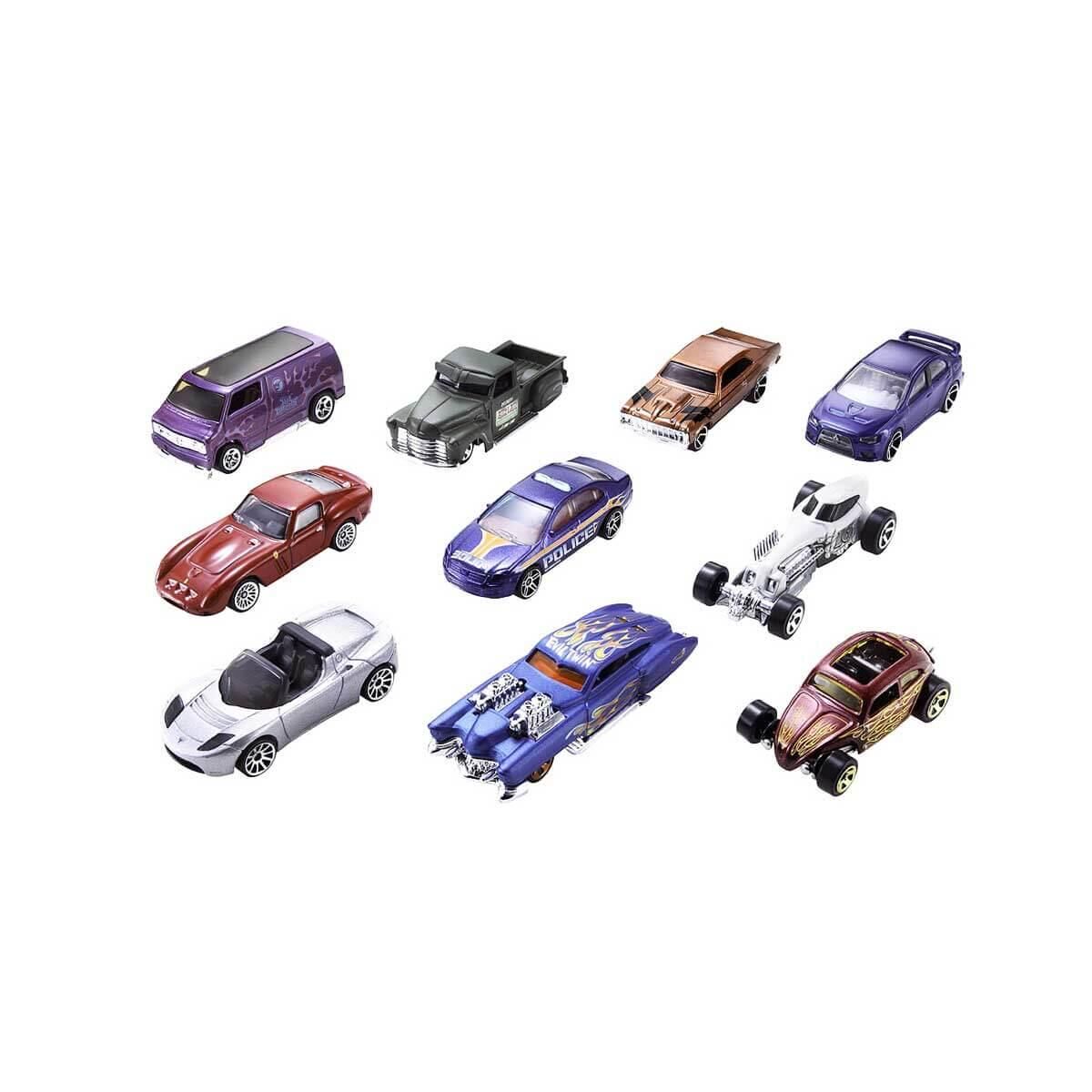 Hot Wheels Araba Seti 10 lu 54886