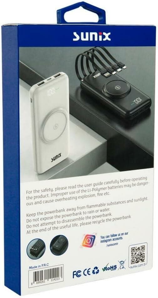 Sunix Pb-16 14000 Mah Powerbank