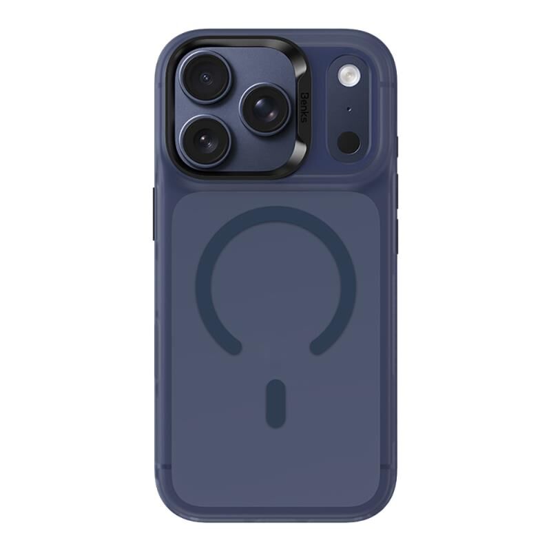 Benks iPhone 17 Pro  MagSafe  Özellikli  C-Magnet Lucid Armor Kılıf Mavi