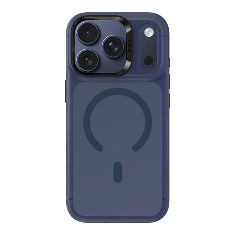 Benks iPhone 17 Pro  MagSafe  Özellikli  C-Magnet Lucid Armor Kılıf Mavi