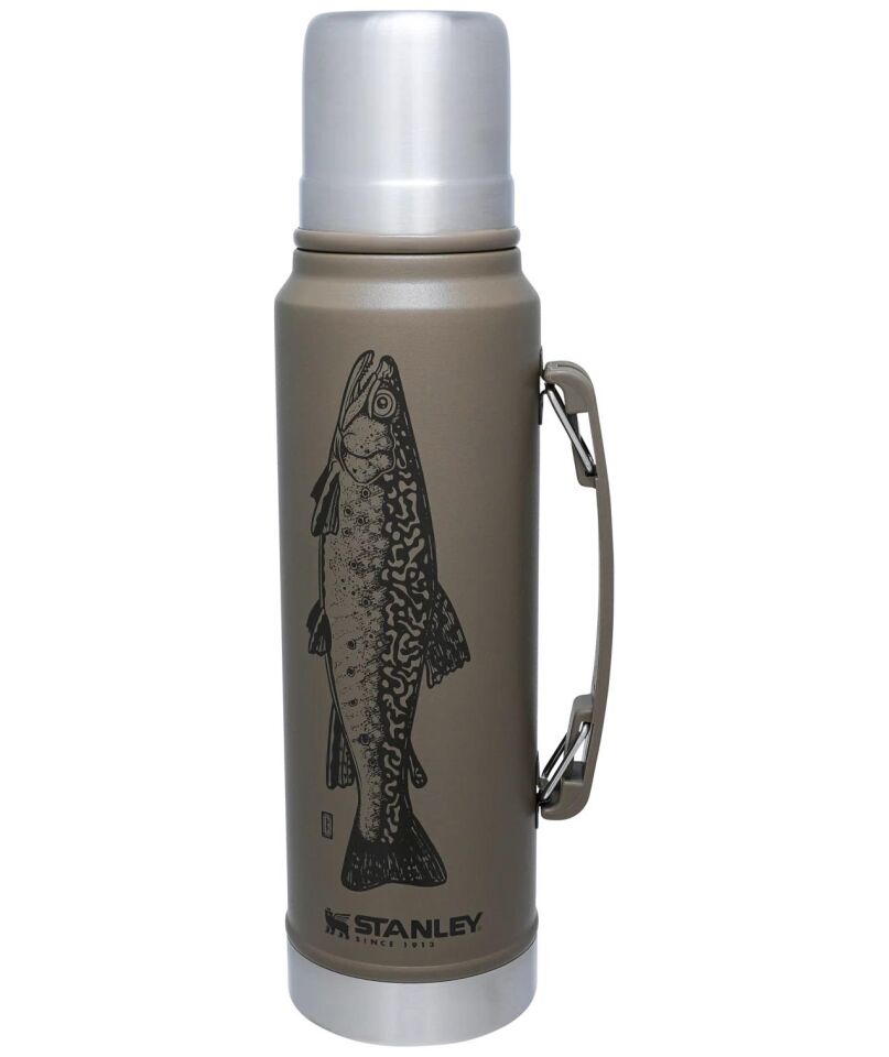 Stanley Klasik Vakumlu 1 lt Çelik Termos Balık Desen