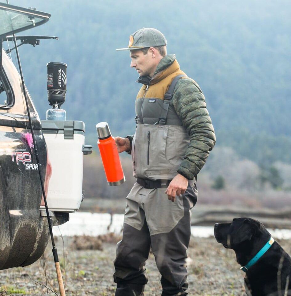 Stanley Klasik Vakumlu 1 lt Çelik Termos Avcı Turuncu