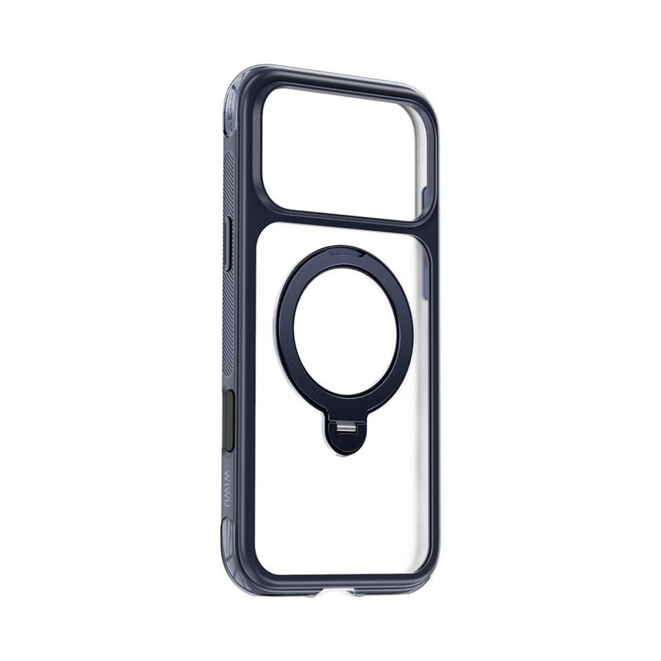 Wiwu AS-203  iPhone 17 Pro Max  AeroShield Ultra Serisi Magsafe Özellikli Airbag Tasarımlı Standlı Kılıf