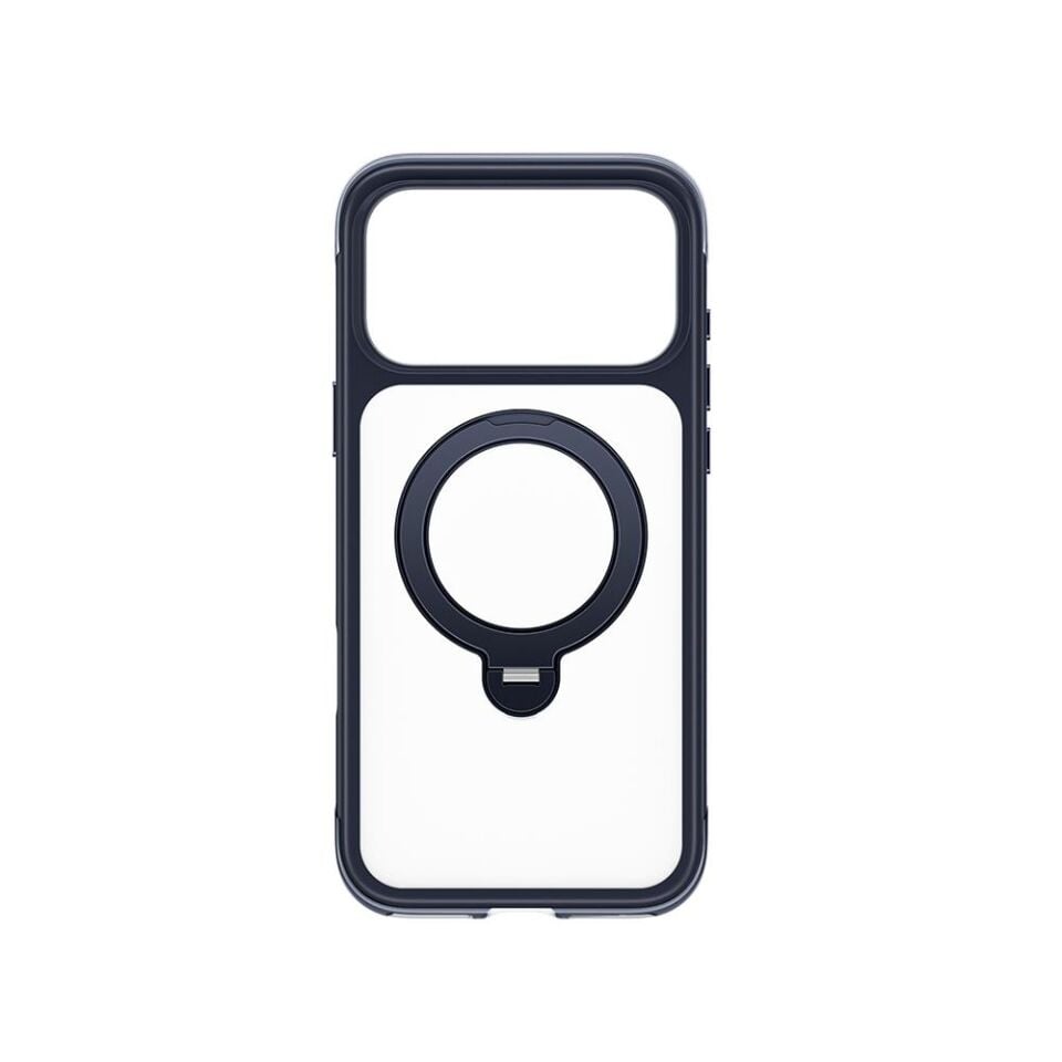 Wiwu AS-203  iPhone 17 Pro Max  AeroShield Ultra Serisi Magsafe Özellikli Airbag Tasarımlı Standlı Kılıf Lacivert