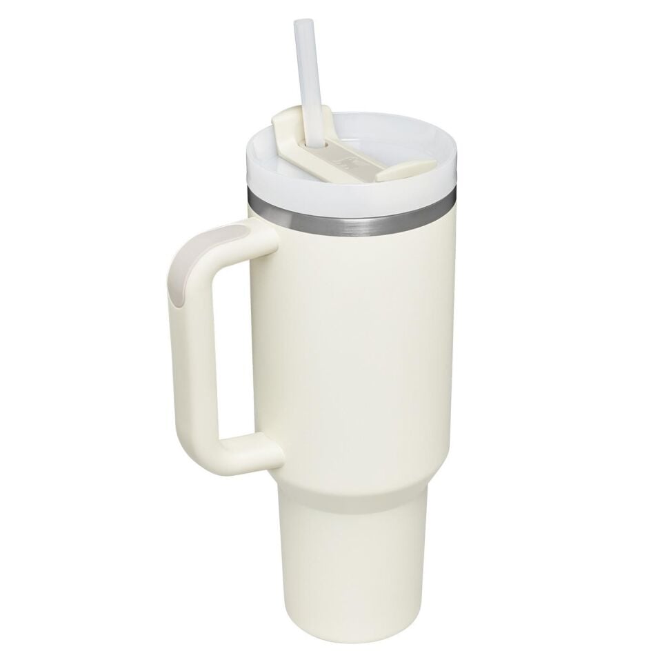 Stanley Quencher Pipetli Termos Bardak 1.18 Lt Bej