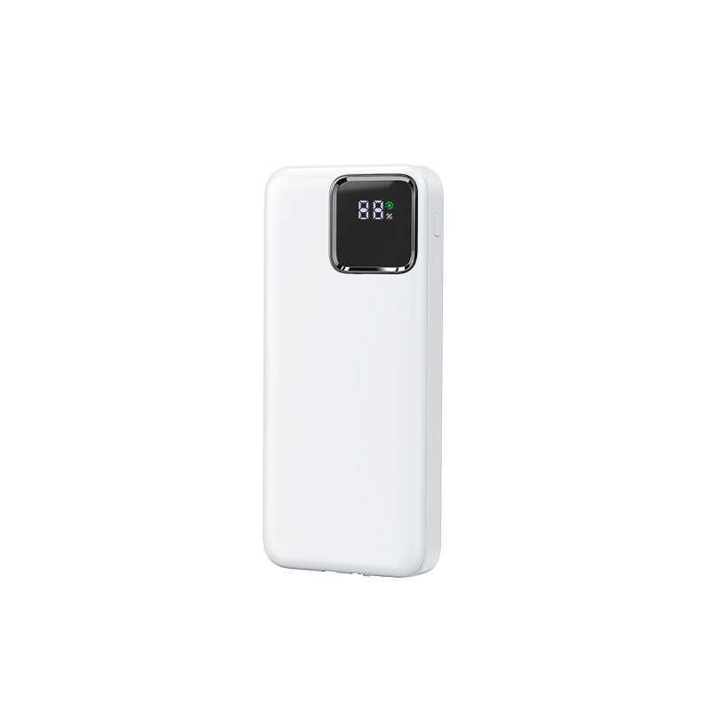 Wiwu JC-18 PD Hızlı Şarj Özellikli Led Göstergeli Powerbank 18W 10000mAh Beyaz