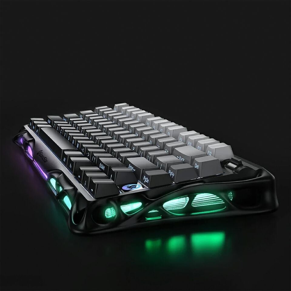 GravaStar Mercury K1 RGB Kablosuz Mekanik Alüminyum Çerçeveli İngilizce Q Gaming Klavye