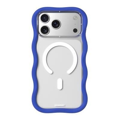 iPhone 17 Pro Max  Magsafe Şarj Özellikli Youngkit Wave Matte Serisi Kılıf Lacivert