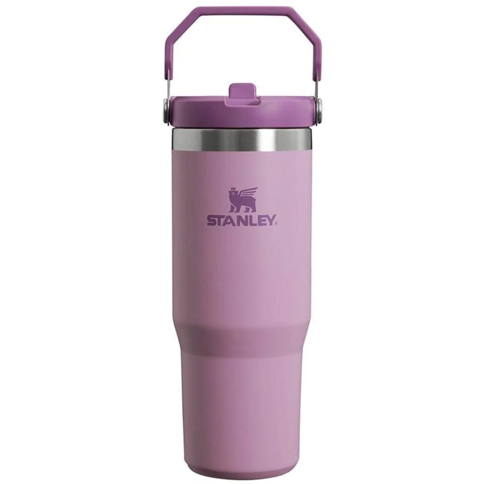Stanley The Iceflow Flip Straw Pipetli Termos Bardak 0.89 L Lila