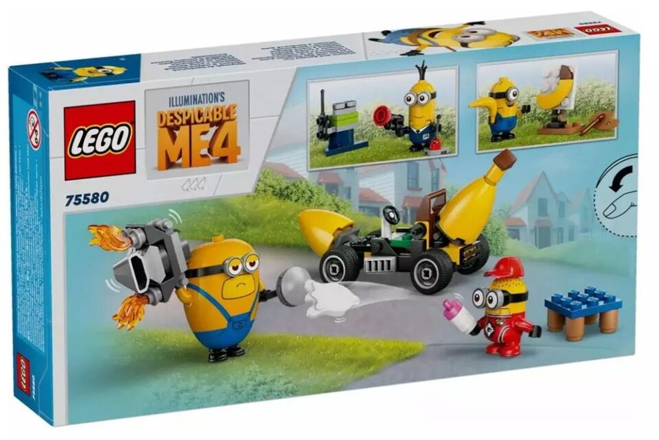 Lego Despicable Me Minions and Banana Car 75580