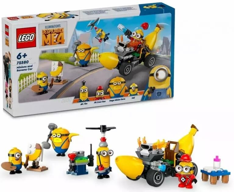 Lego Despicable Me Minions and Banana Car 75580