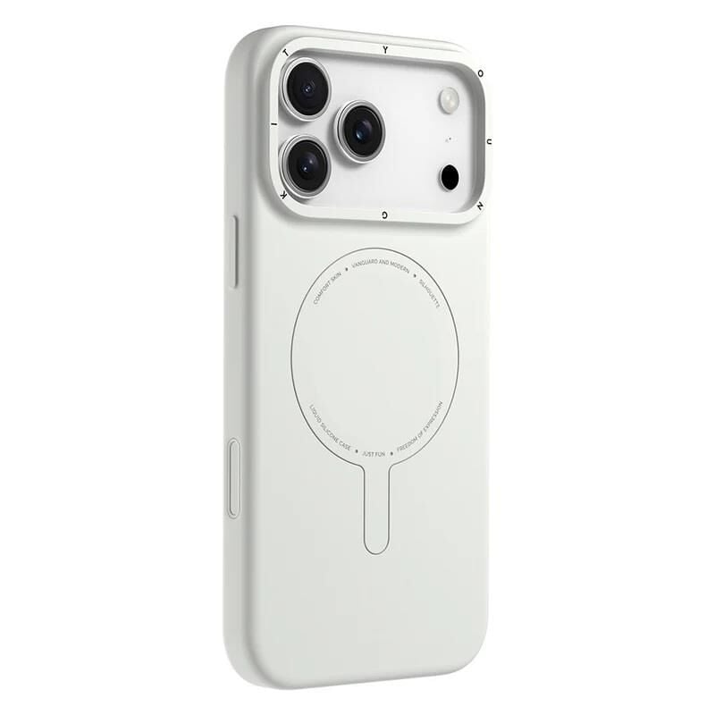 Youngkit  iPhone 17 Pro Max MagSafe Özellikli  Morandi Serisi Kılıf Gri