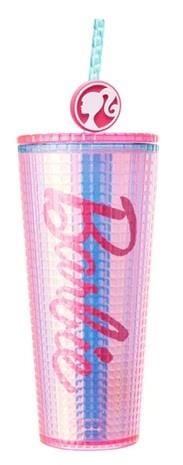 Barbie Çift Cidarlı Pipetli Şişe (775ml)