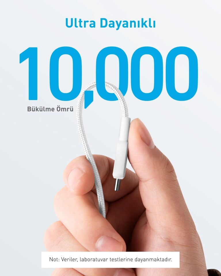 Anker 322 USB-C to USB-C 1.8M 60W Şarj Data Kablosu