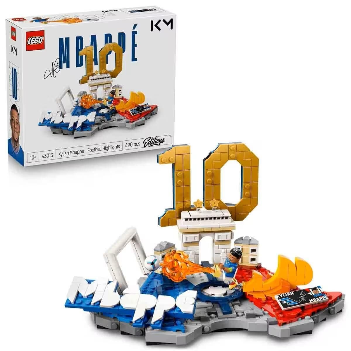 LEGO Editions Kylian Mbappe Unutulmaz Futbol Anları 43013
