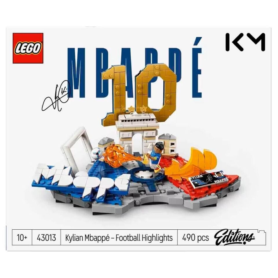 LEGO Editions Kylian Mbappe Unutulmaz Futbol Anları 43013