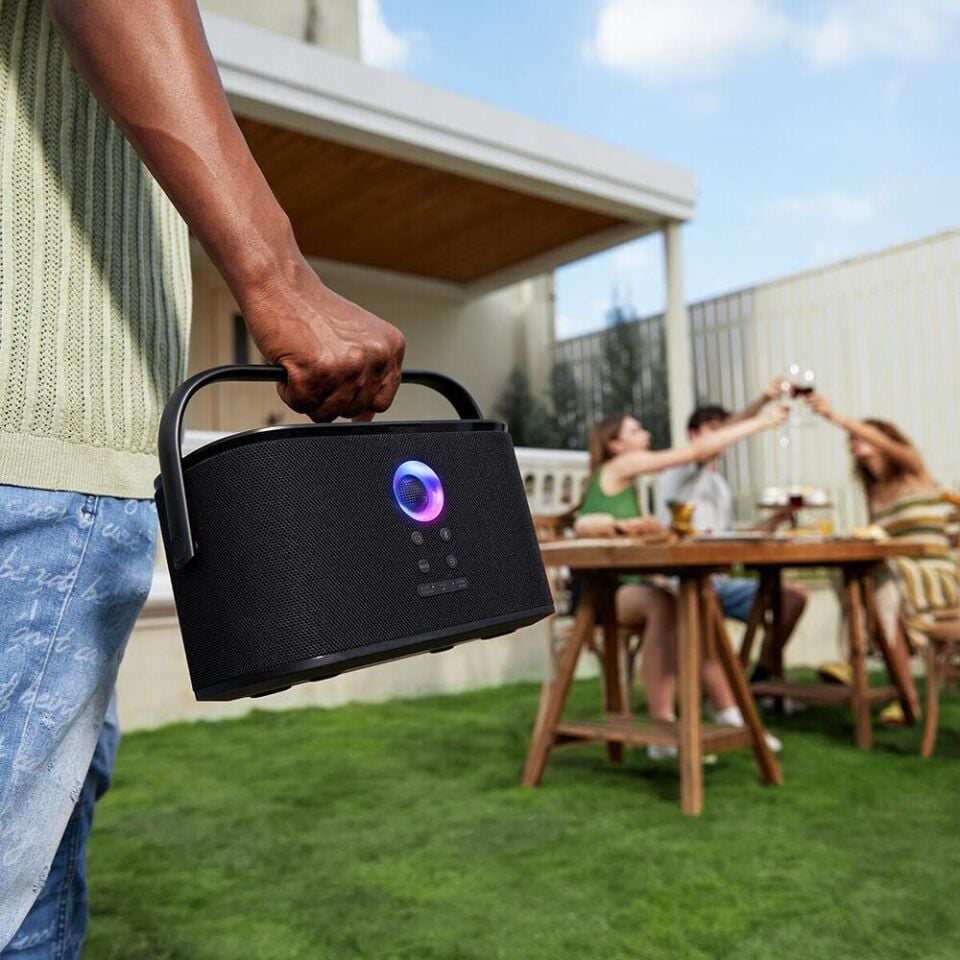 Ikarao Shell S2 8 Tabletli Çift Mikrofonlu Karaoke Bluetooth Hoparlör
