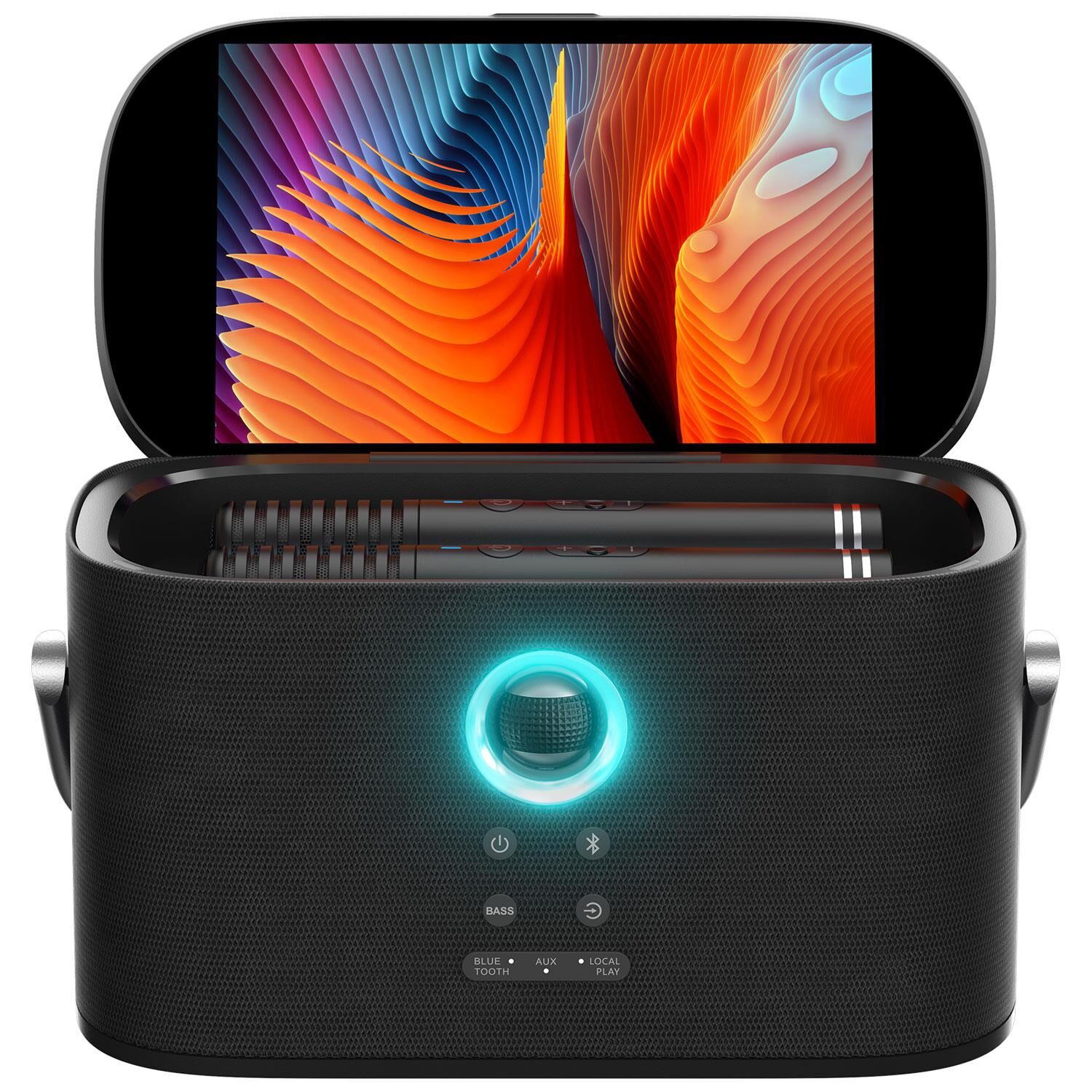 Ikarao Shell S1 10,1 Tabletli Çift Mikrofonlu Karaoke Bluetooth Hoparlör