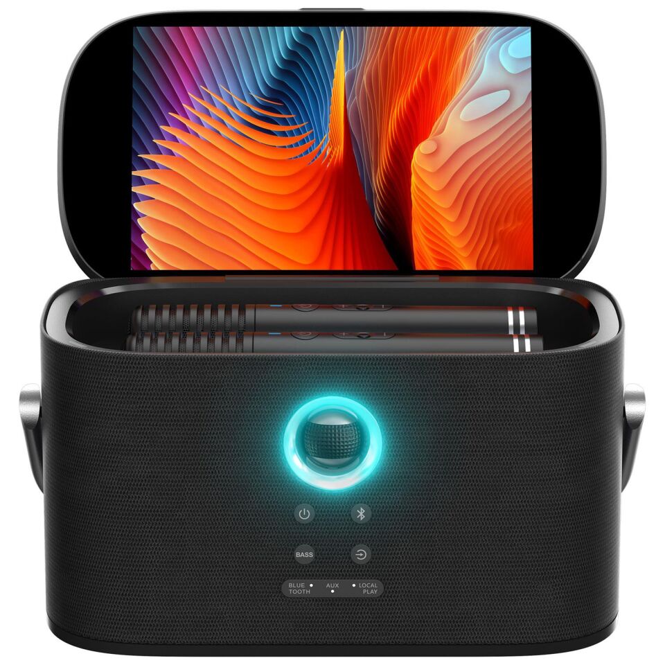 Ikarao Shell S1 10,1 Tabletli Çift Mikrofonlu Karaoke Bluetooth Hoparlör