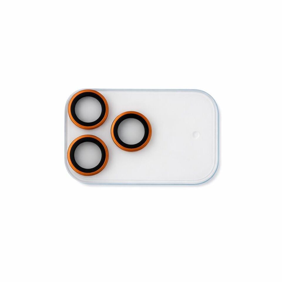 KUZOOM Pvd Double-Color iPhone 17 Pro / 17 Pro Max Uyumlu Kamera Lens Koruyucu Dark Blue