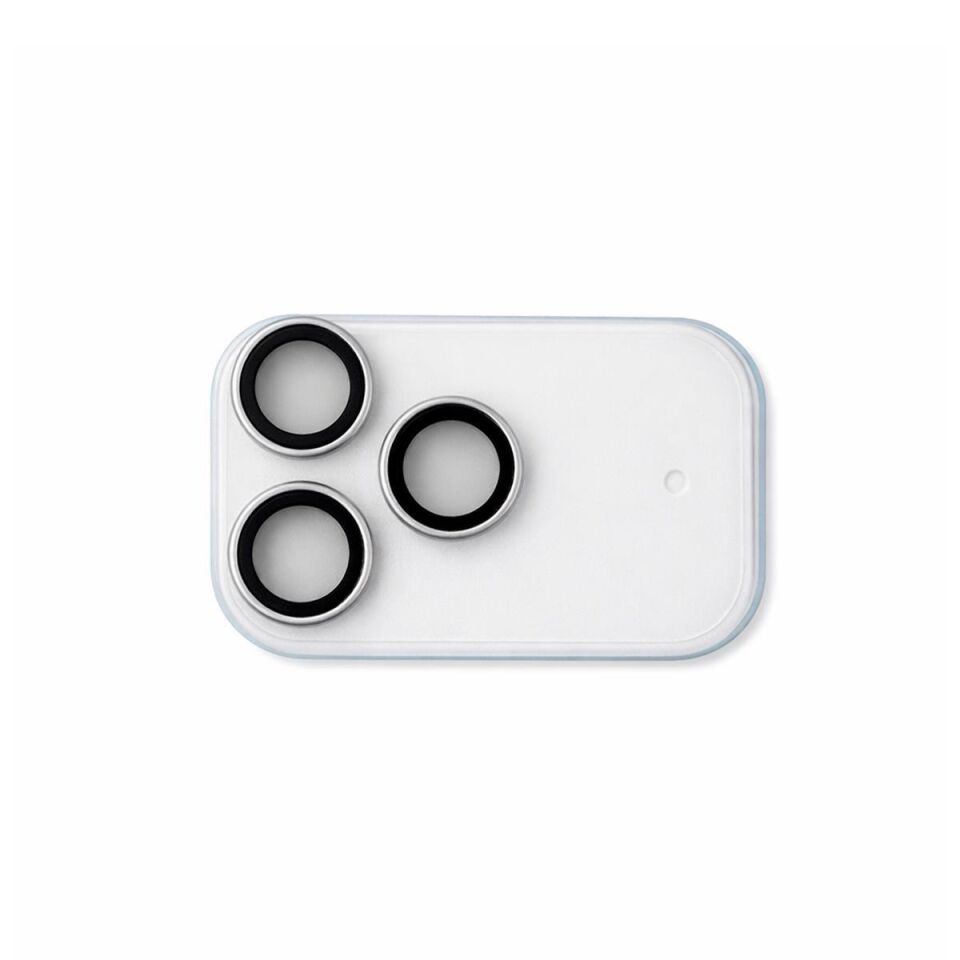 KUZOOM Pvd Double-Color iPhone 17 Pro / 17 Pro Max Uyumlu Kamera Lens Koruyucu Dark Blue