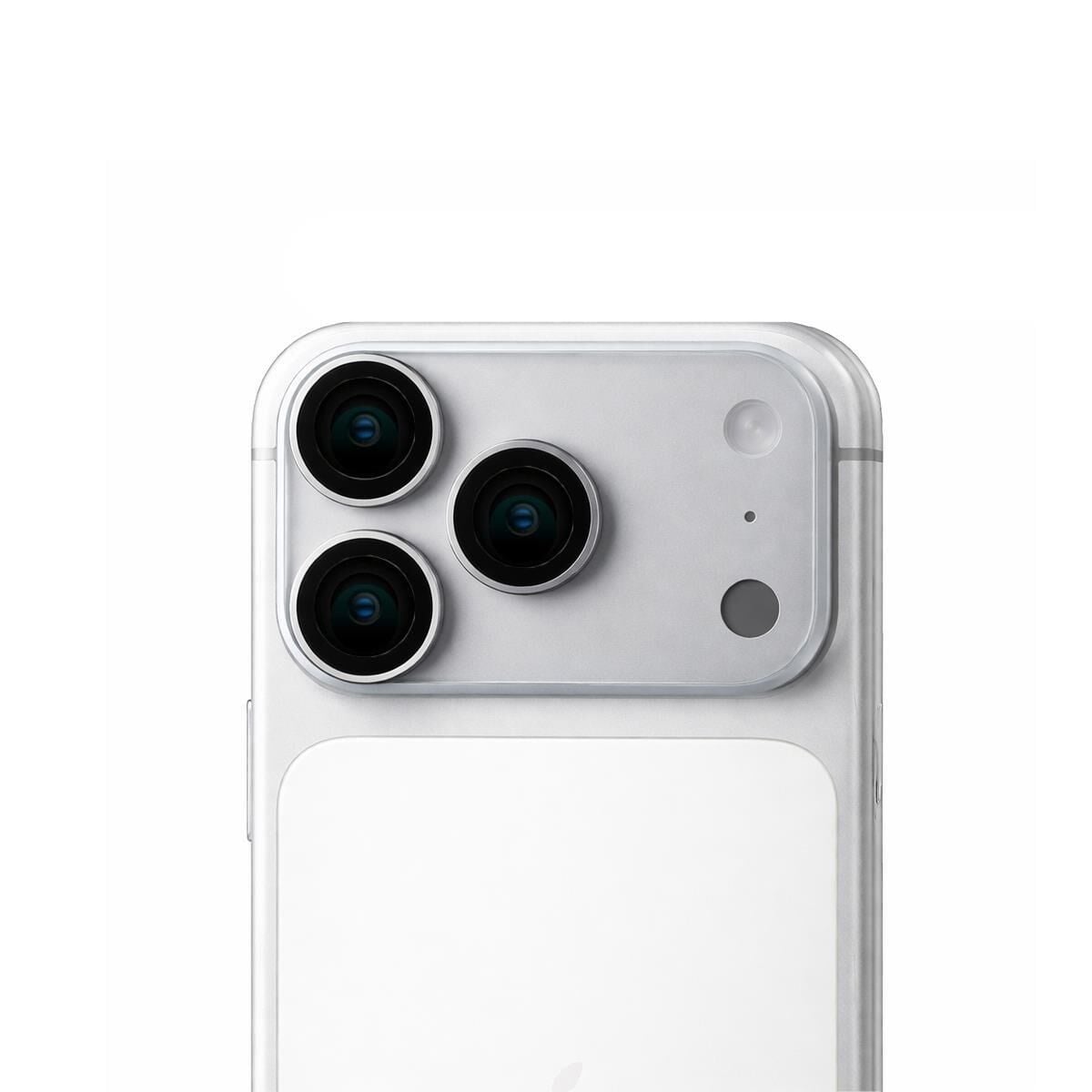 KUZOOM Pvd Double-Color iPhone 17 Pro / 17 Pro Max Uyumlu Kamera Lens Koruyucu Gümüş