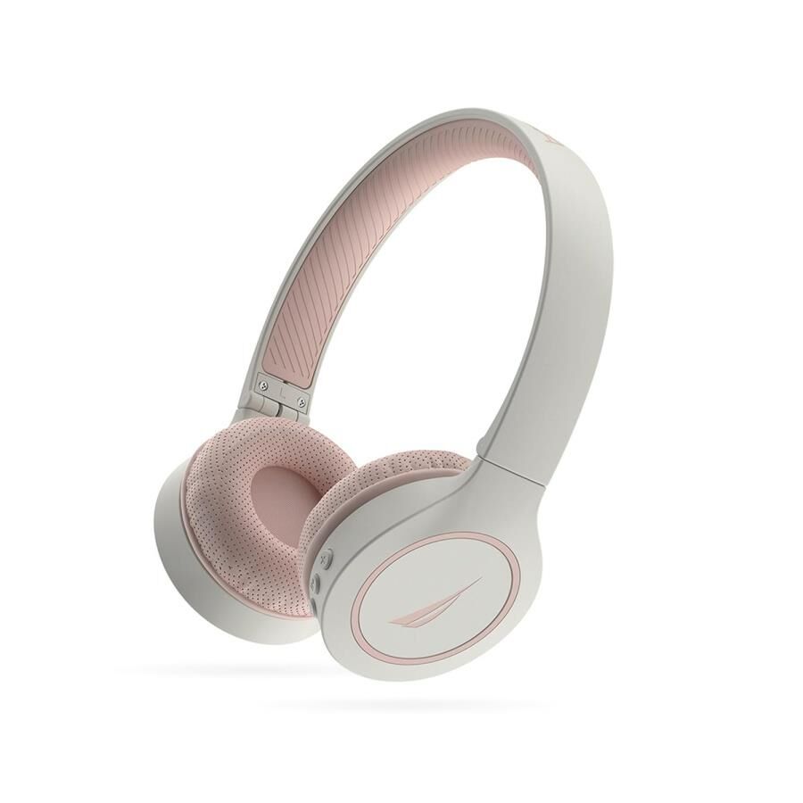 Nautica H120 Kulak Üstü Bluetooth Kulaklık Beyaz Pembe