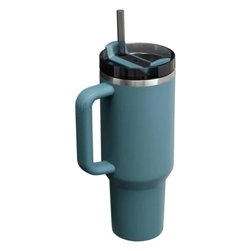 Stanley Quencher Pipetli Termos Bardak 1.18 Lt Mavi Ladin
